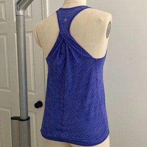 Lulu Lemon Tank with Twisted Back- Purple